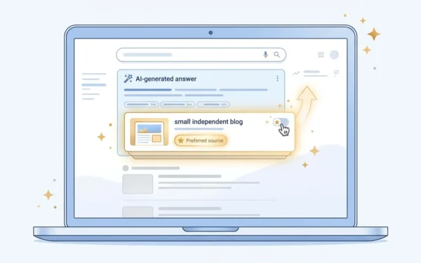 Google Preferred Sources — Illustration